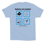 Balkoia Arts Limited -Tees & Sweatshirts, a Baby Blue Premium Cotton Tee (back-view)