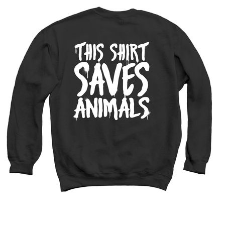 Little Woods 2025, a Black Crewneck Sweatshirt