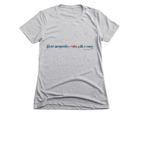 Rebel. T-shirts (light), a Dark Heather Grey Women's Slim Fit Tee