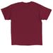 Bison shirt 3, a Cardinal Red Classic Unisex Tee (back-view)