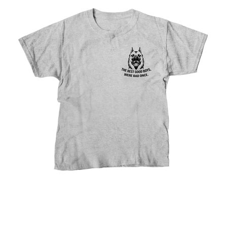 Good dogs., a Sport Grey Youth Unisex Tee