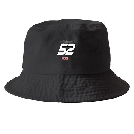 Bobby Hattaway Hat, a Black Printed Bucket Hat