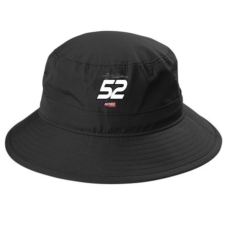 Bobby Hattaway Hat, a Black Printed UV Bucket Hat