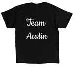 Strong than cancer, a Black Classic Unisex Tee (back-view)