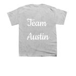 Strong than cancer, a Sport Grey Youth Unisex Tee (back-view)