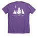 Animal Reiki 2026, a Heather Team Purple Premium Unisex Tee (back-view)