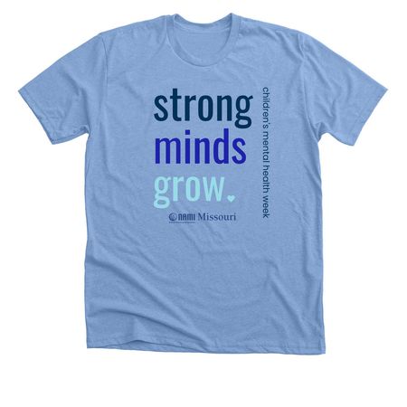Children's Mental Health Matters!, a Heather Carolina Blue Premium Unisex Tee