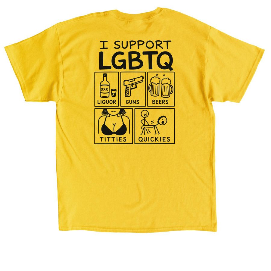 I Support LGBTQ T Shirt, a Daisy Classic Unisex Tee