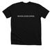 Never Giver Upper Tee, a Solid Black Blend Premium Unisex Tee