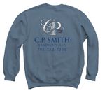 C.P. Smith Landscape Merch!&nbsp;, a Indigo Crewneck Sweatshirt (back-view)