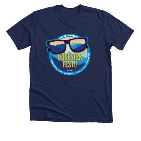 Leicester Fest '26, a Solid Navy Blend Premium Unisex Tee