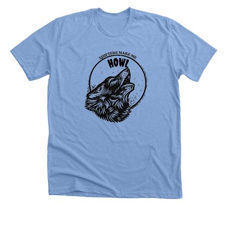 Shifter romance, a Heather Carolina Blue Premium Unisex Tee