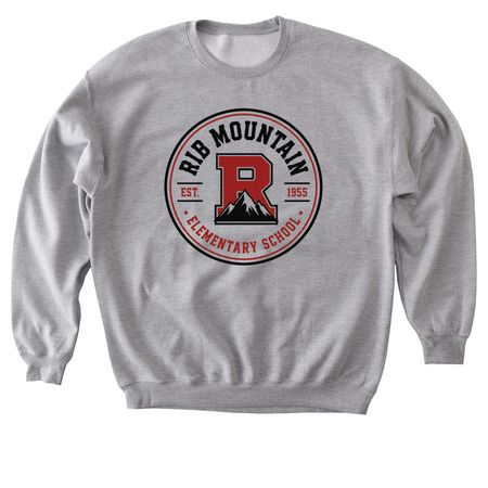 Adult, a Sport Grey Softstyle Crewneck Sweatshirt