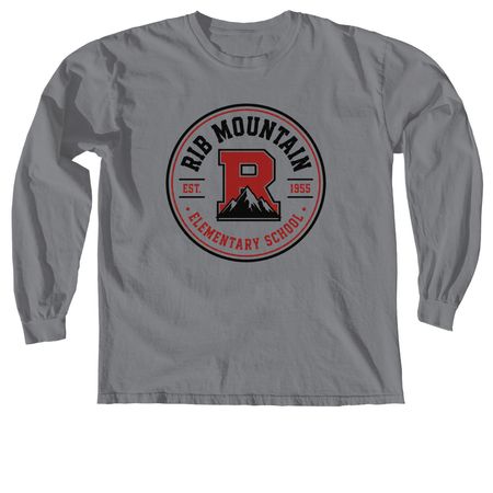 Adult, a Granite Comfort Colors Long Sleeve Tee