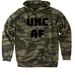 UNC AF, a Forest Camo Heavyweight Camo Pullover Hoodie