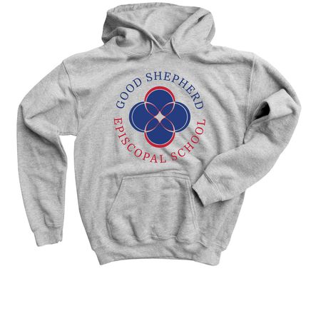 Good Shepherd Back to School Spirit Wear, a Sport Grey Youth Pullover Hoodie