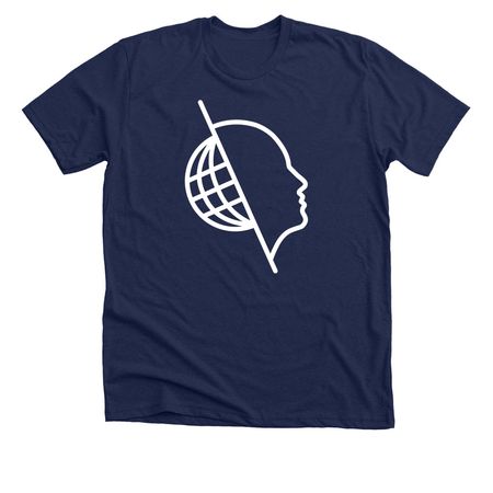 OHBM Brain Apparel, a Solid Navy Blend Premium Unisex Tee