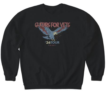 2026 G4V Tour Tee, a Black Softstyle Crewneck Sweatshirt