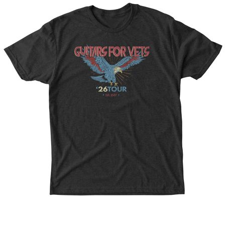 2026 G4V Tour Tee, a Vintage Black Triblend Unisex Tee