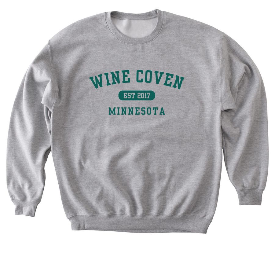 Wine Coven College, a Sport Grey Softstyle Crewneck Sweatshirt