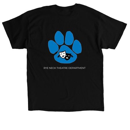 LOGO ON BACK, a Black Classic Unisex Tee