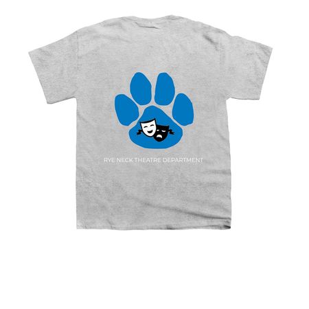LOGO ON BACK, a Sport Grey Youth Unisex Tee