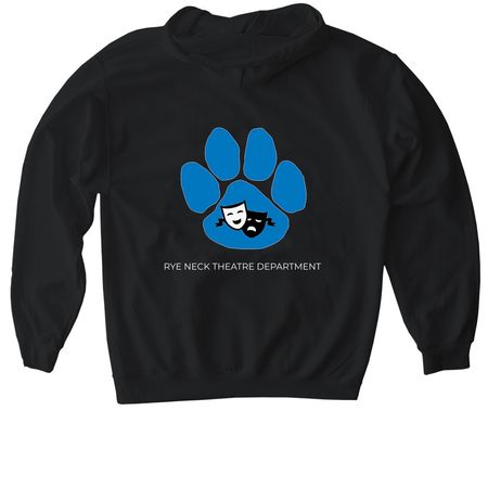 LOGO ON BACK, a Black Gildan Softstyle Pullover Hoodie