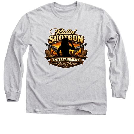Ridin' Shotgun Long Sleeve, a Sport Grey Classic Long Sleeve Tee