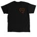 Orange Heart Believe, a Black Classic Unisex Tee