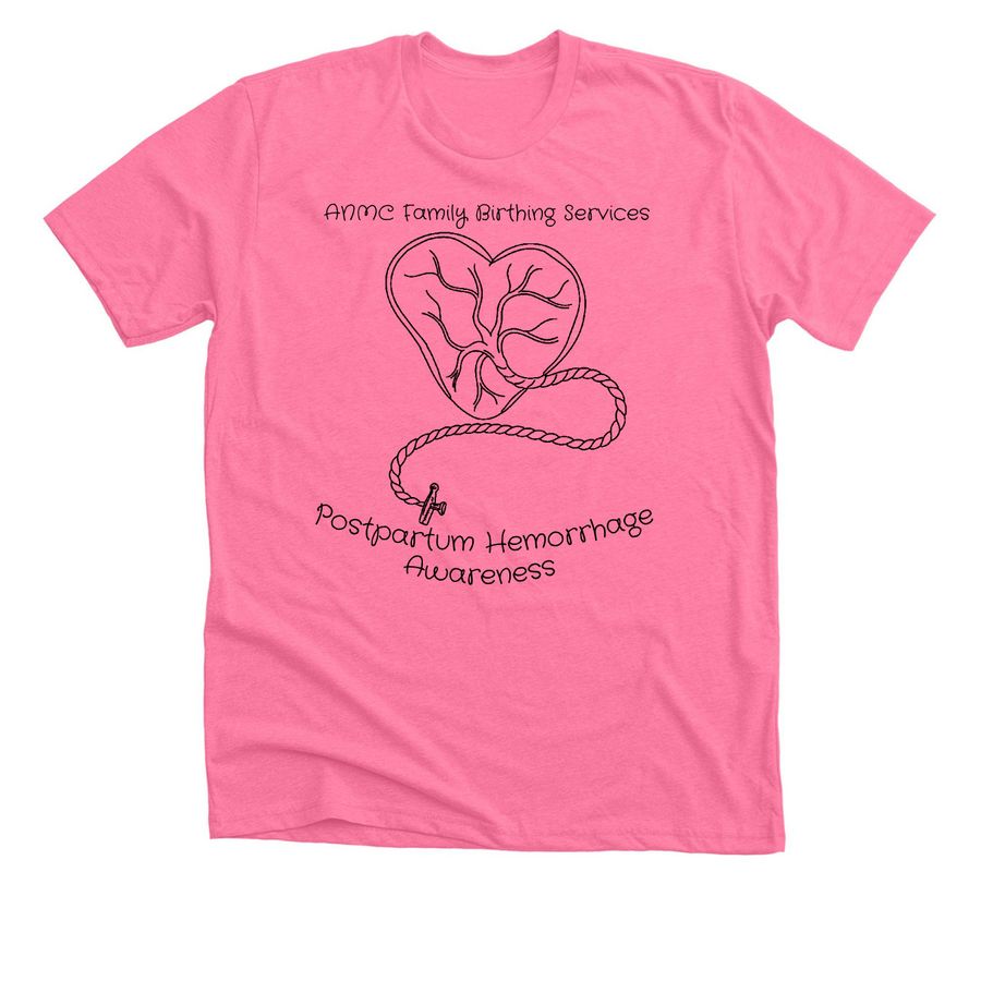 PPH Awareness Shirts 2026, a Neon Pink Premium Unisex Tee