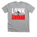 LAWK IN (light font), a Athletic Heather Premium Unisex Tee