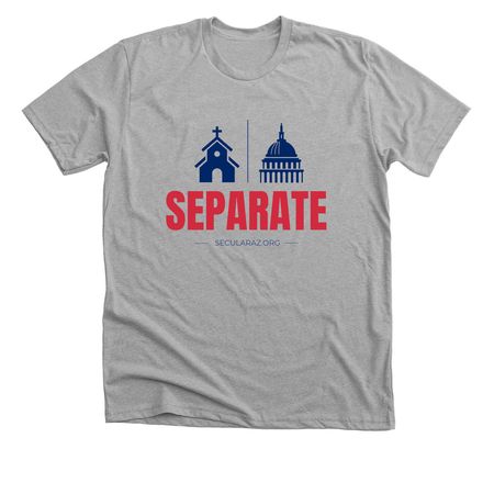 Separate Them, a Athletic Heather Premium Unisex Tee