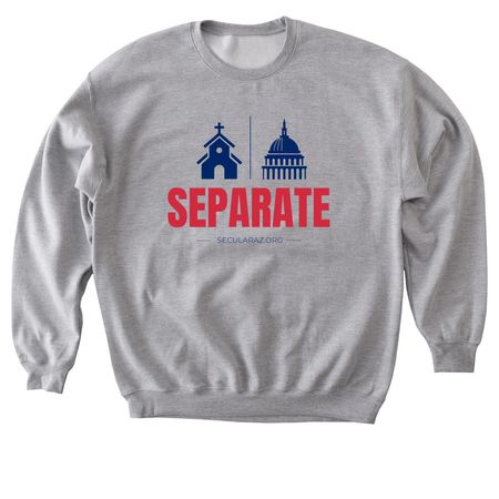 Separate Them, a Sport Grey Softstyle Crewneck Sweatshirt