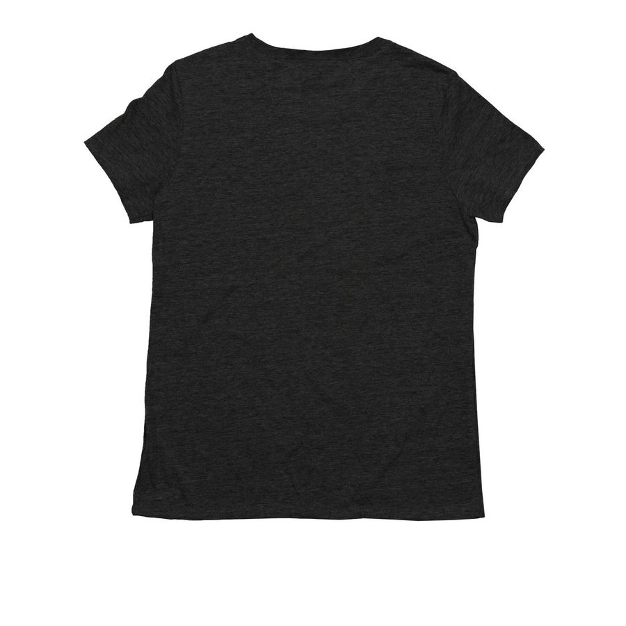 Riverside Tattoo shirts, a Space Black Allmade Eco Triblend Women?s Tee (back-view)