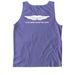Brave Ladies Club&nbsp;, a Violet Comfort Colors Tank Top (back-view)