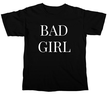 Bad Girl Energy, a Black Comfort Colors Unisex Tee