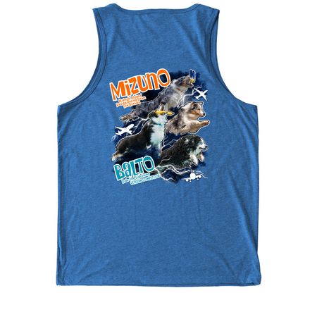 Mizuno-Balto 2026, a Azure Blue Allmade Eco Triblend Tank