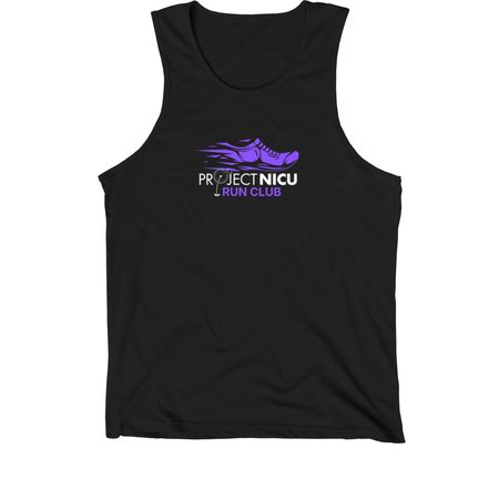 PROJECT NICU RUN CLUB, a Black Premium Cotton Tank