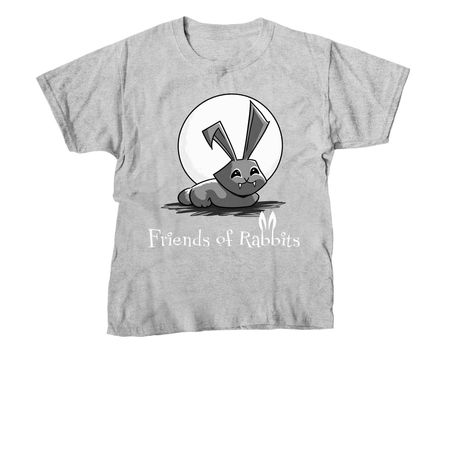 Vampire Bunny Logo, a Sport Grey Youth Unisex Tee