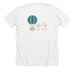 Up Pup Foster, a Solid White Blend Premium Unisex Tee (back-view)
