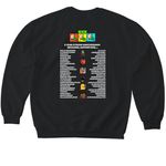 5 Year Streaming Anniversary Tshirt, a Black Softstyle Crewneck Sweatshirt (back-view)