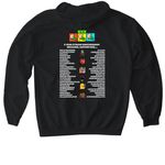 5 Year Streaming Anniversary Tshirt, a Black Gildan Softstyle Pullover Hoodie (back-view)