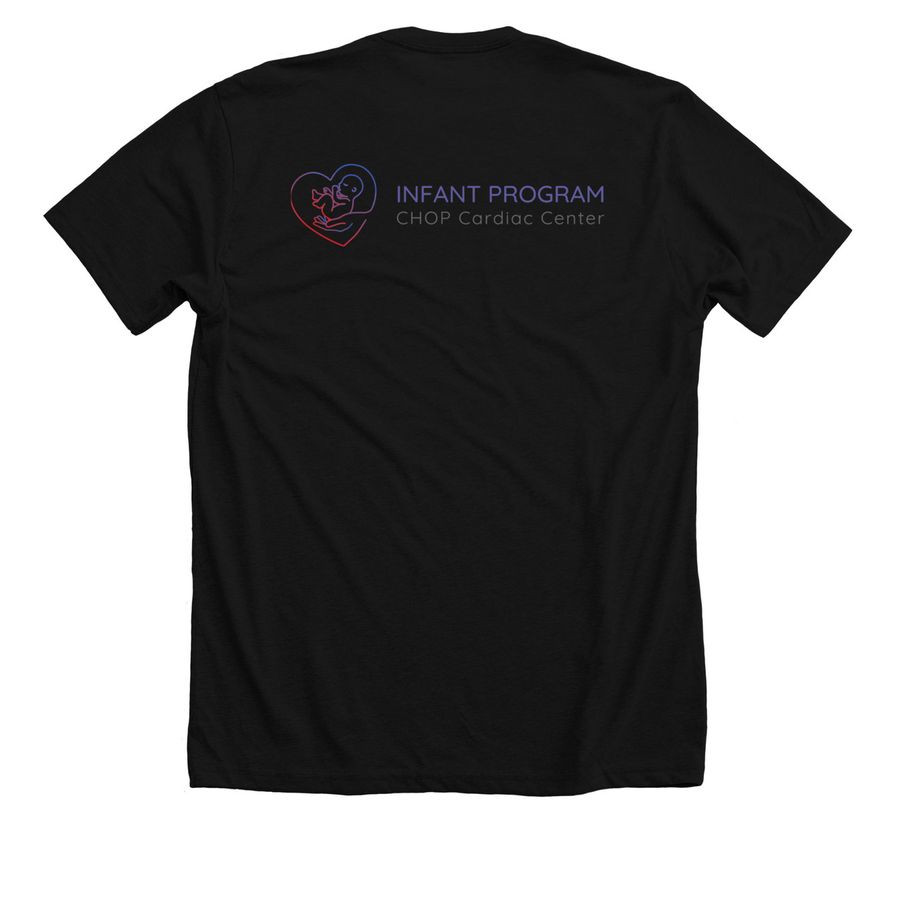 INFANT PROGRAM&nbsp;, a Solid Black Blend Premium Unisex Tee (back-view)