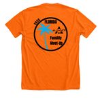 2026 Florida FamAlly Meetup, a Neon Orange Premium Unisex Tee (back-view)