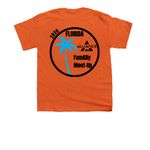 2026 Florida FamAlly Meetup, a Orange Youth Unisex Tee (back-view)