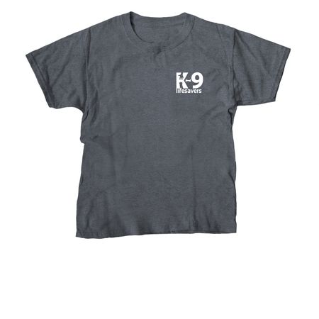 Alumni Shirt - White Text, a Dark Heather Youth Unisex Tee