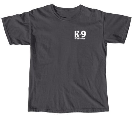 Alumni Shirt - White Text, a Graphite Comfort Colors Unisex Tee