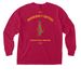 Hispanic Heritage Pocket Tee, a Crimson Comfort Colors Long Sleeve Pocket Tee (back-view)