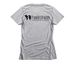 Love pets, Save pets, a Dark Heather Grey Women's Slim Fit Tee (back-view)