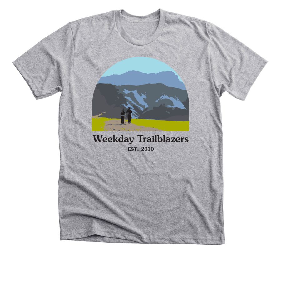 Weekday Trailblazers Logo Tee, a Athletic Heather Premium Unisex Tee